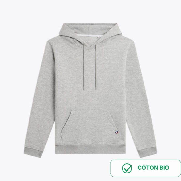 PALÂBA - Sweat capuche coton bio impression coeur – XXL