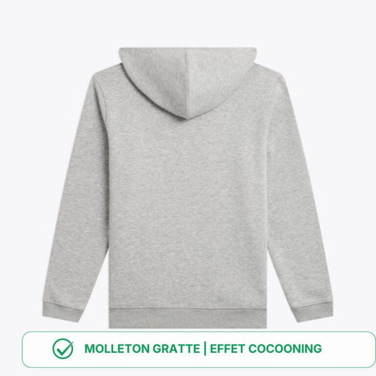 PALÂBA - Sweat capuche coton bio impression coeur – XXL