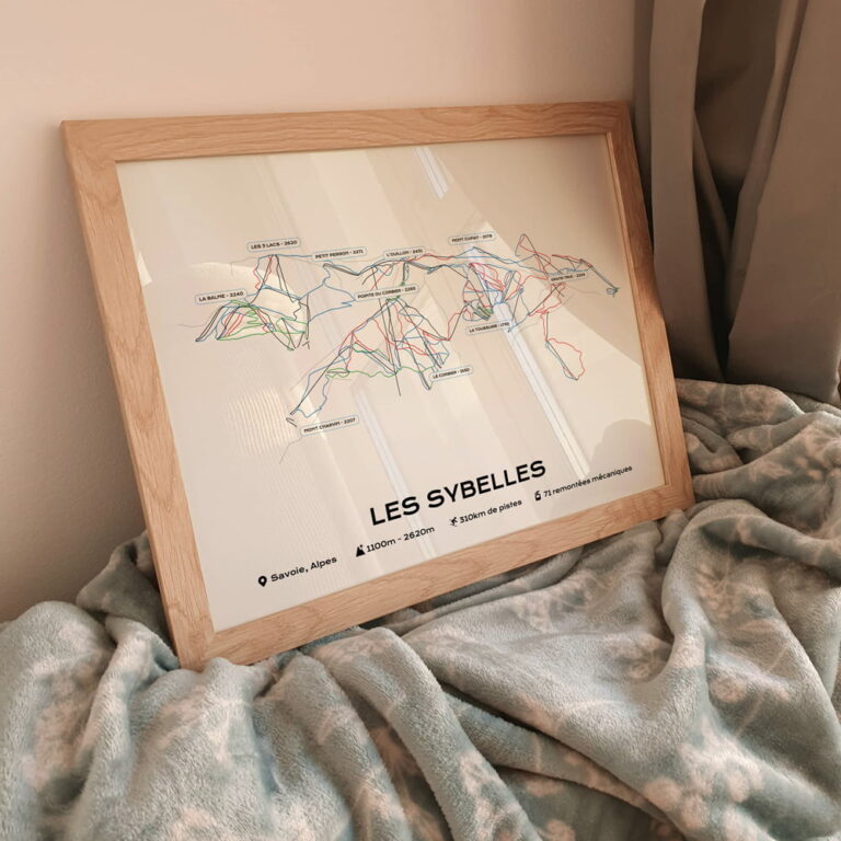The Post Trace - Affiche Station Les Sybelles