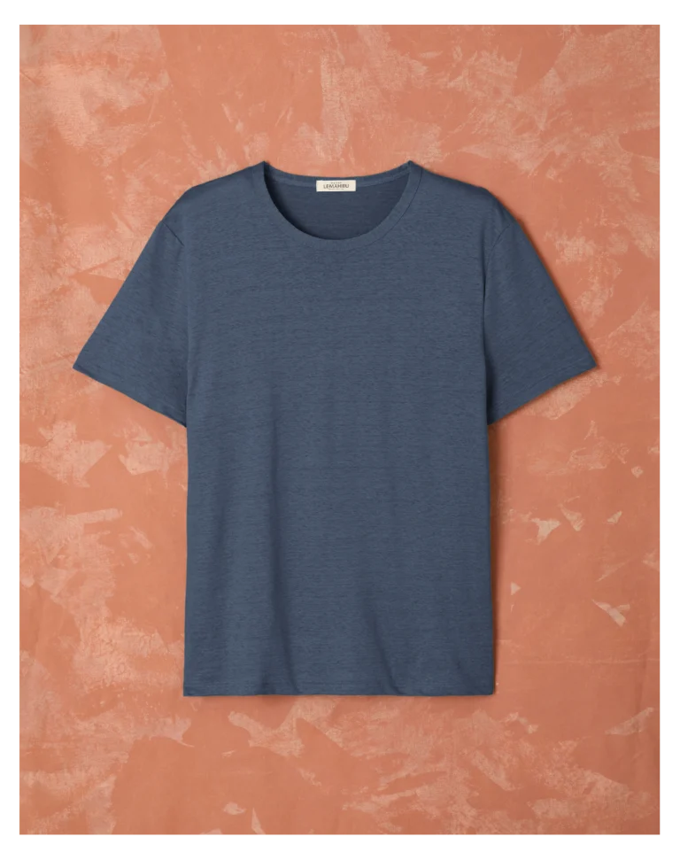 Maison Lemahieu - T-shirt homme Lin - Marine – 2XL