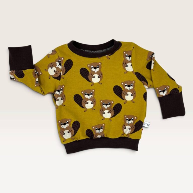 les Mômes des Dômes - T-shirt manches longues évolutif bébé et enfant - Soan – Pull + pantalon uni beige / 3 - 6 ans / 3 - 6 ans