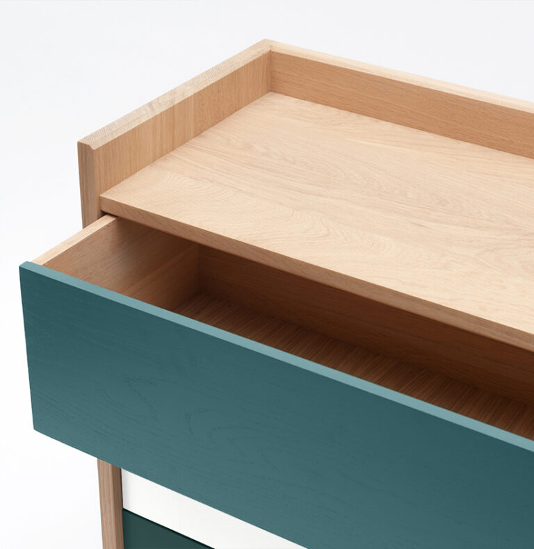 Drugeot.com - Commode BRIC – teinte-noyer-finition