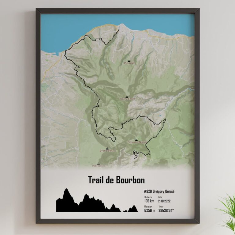 The Post Trace - Affiche Trail de Bourbon