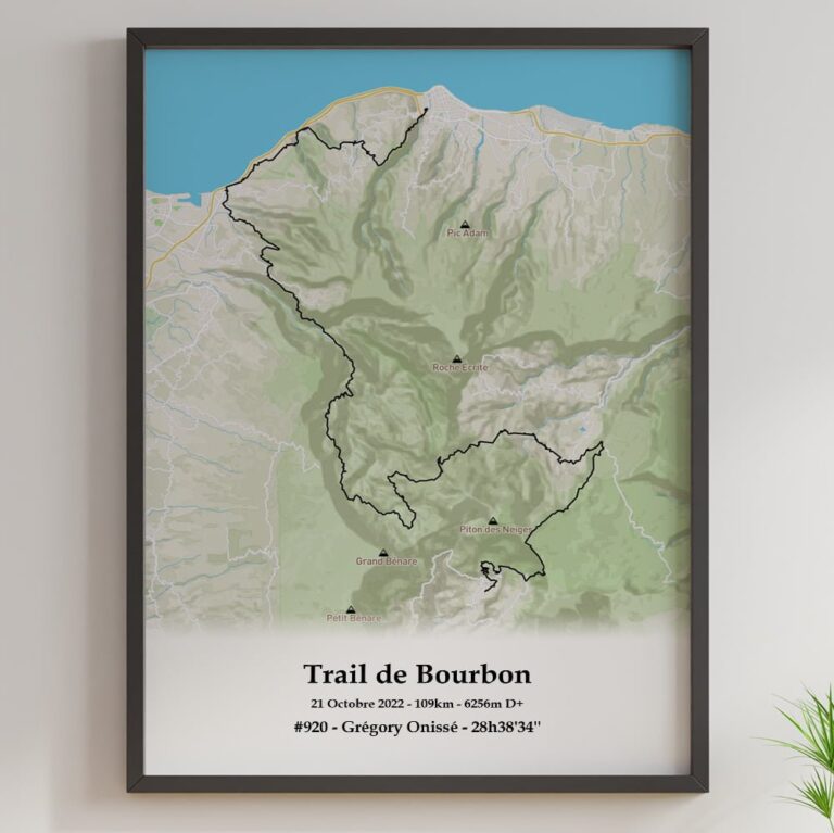 The Post Trace - Affiche Trail de Bourbon