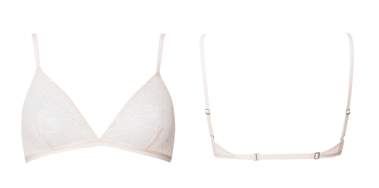 BOTT Lingerie - Triangle La First - Blanc Rosé – L