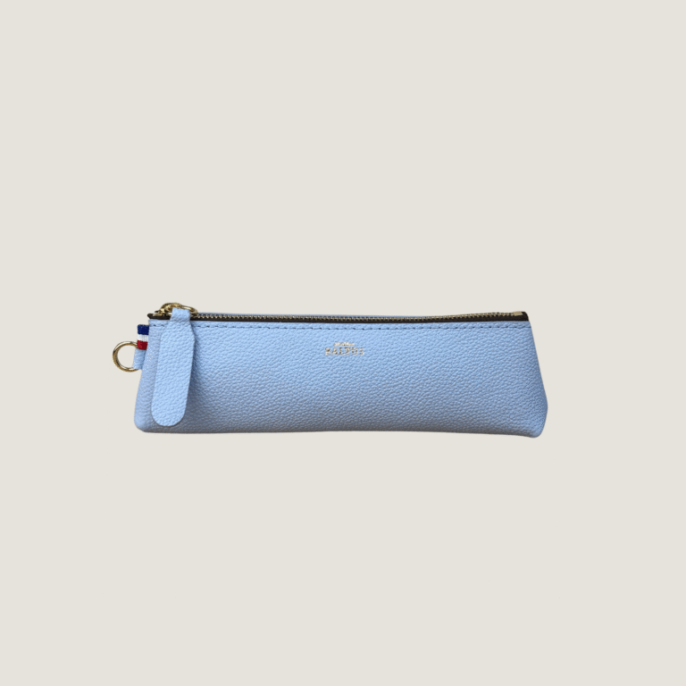 Atelier BALTUS - Romy - Mini trousse en cuir – Citron