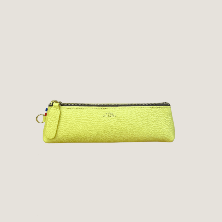Atelier BALTUS - Romy - Mini trousse en cuir – Camel