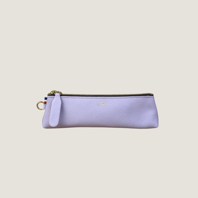 Atelier BALTUS - Romy - Mini trousse en cuir – Citron