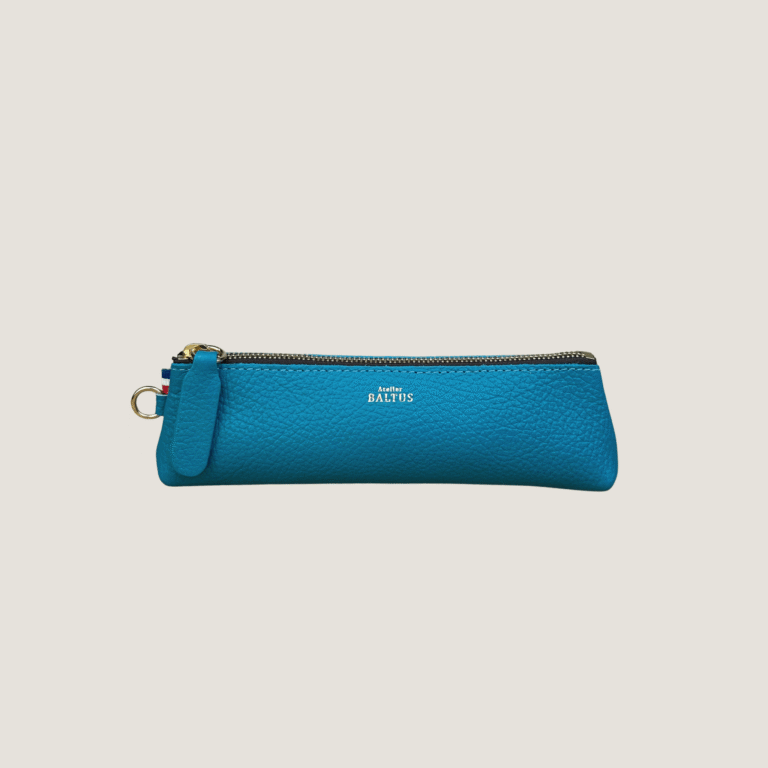 Atelier BALTUS - Romy - Mini trousse en cuir – Citron