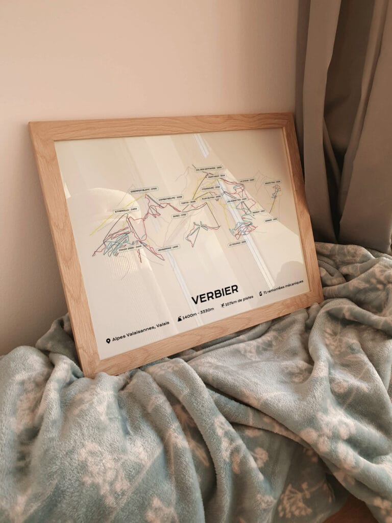 The Post Trace - Affiche Station Verbier