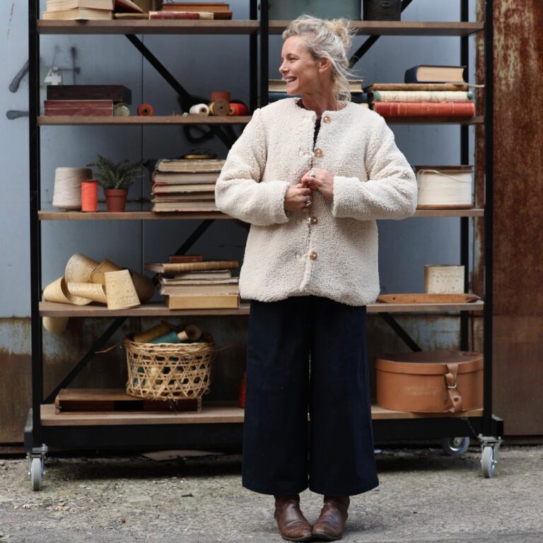 Quintessence - Veste Roxane — Sherpa ivoire – XXXL