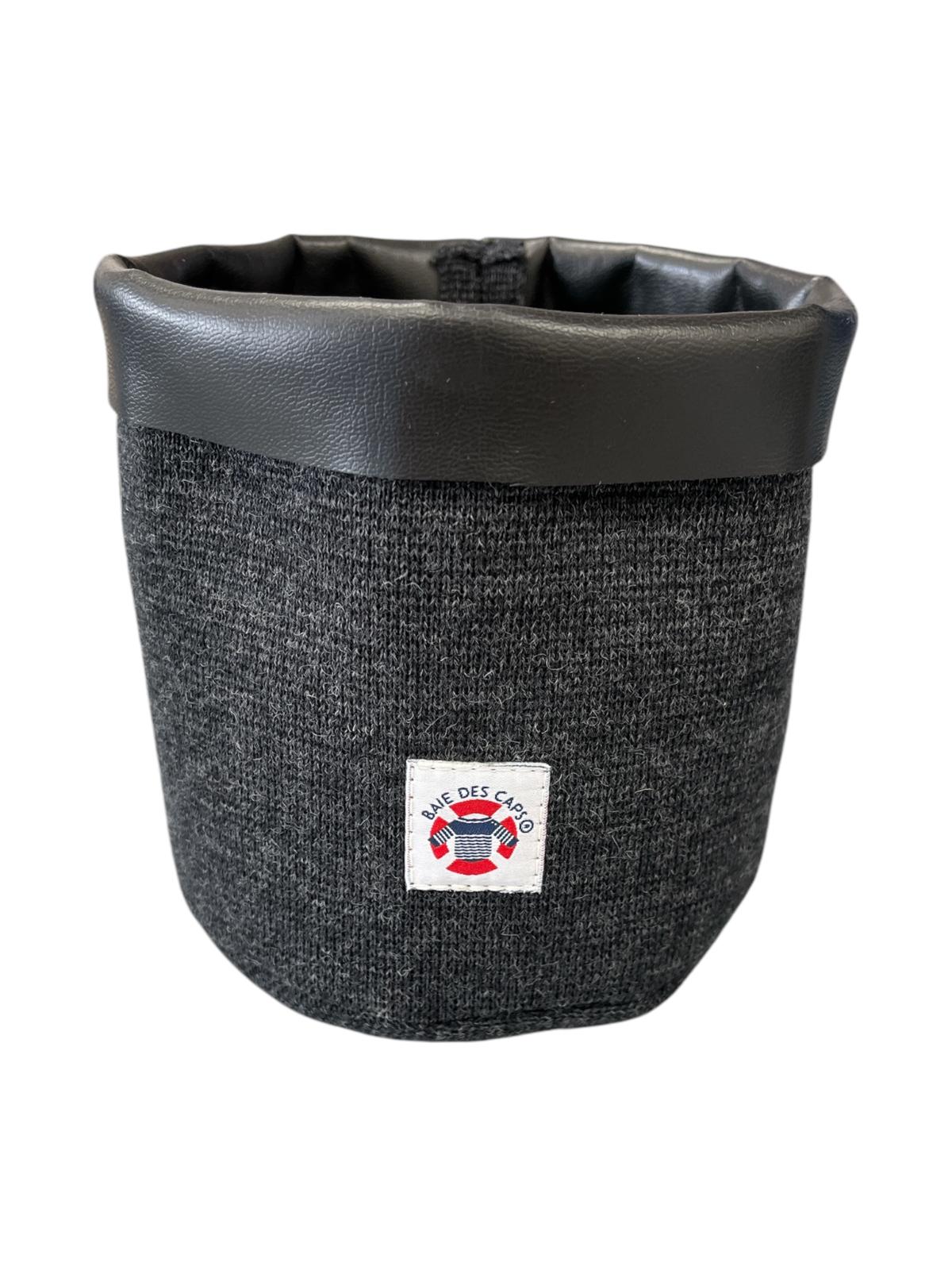 vide poche rond anthracite 6862940 Baie des Caps - Vide poche Rond – Anthracite rayé gris